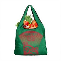 Custom Onehunga High School Grocery Bag Maori Koru Pattern