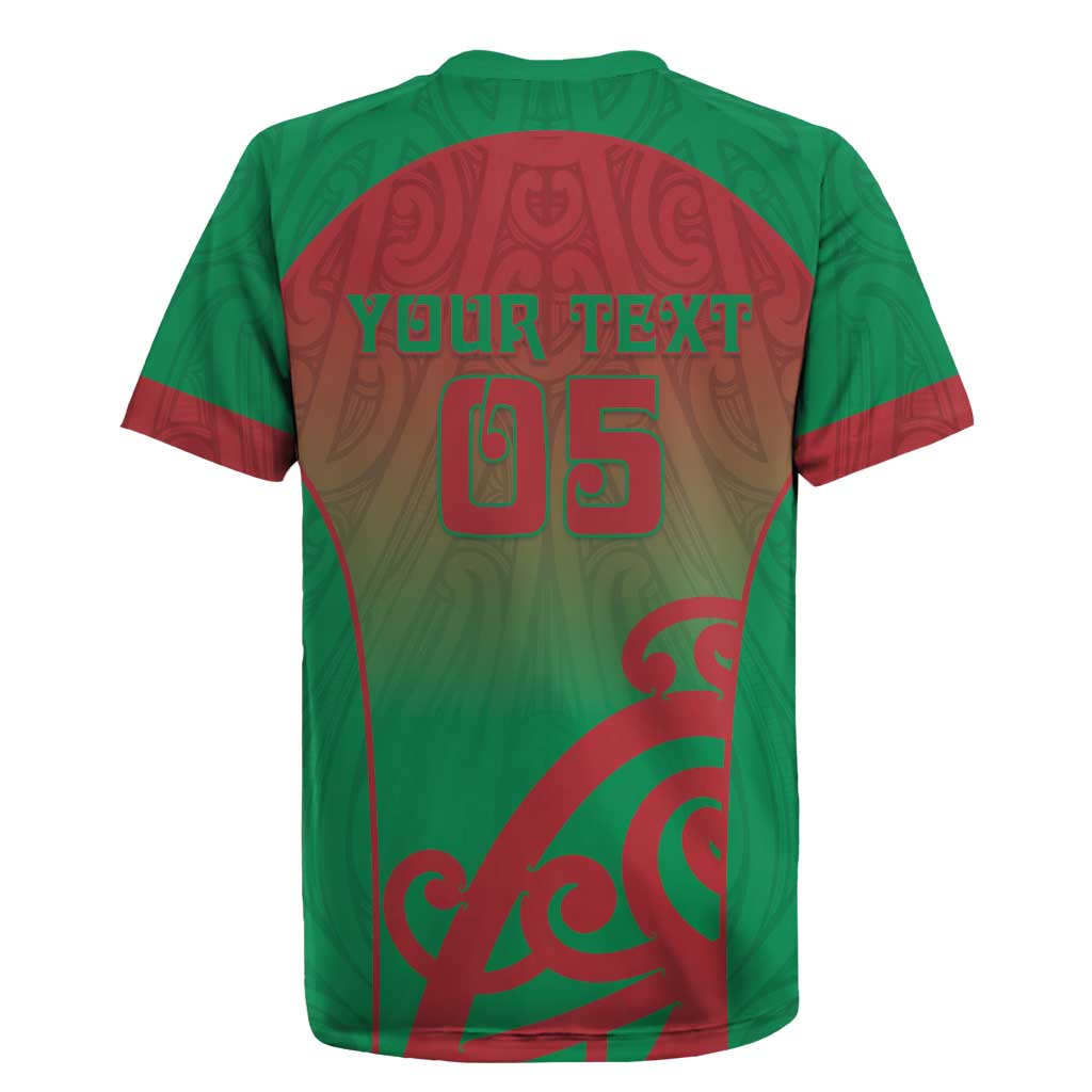 Custom Onehunga High School Rugby Jersey Maori Koru Pattern