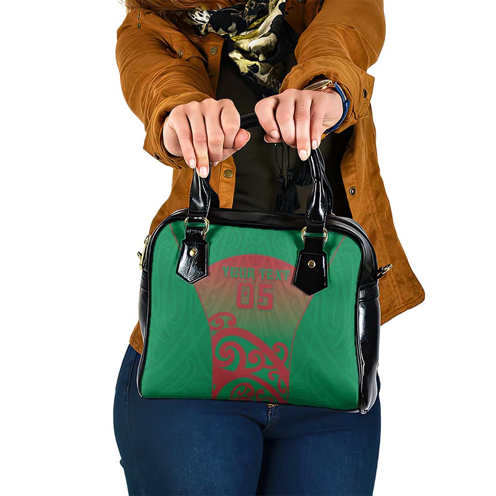 Custom Onehunga High School Shoulder Handbag Maori Koru Pattern