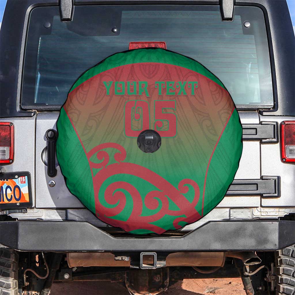 Custom Onehunga High School Spare Tire Cover Maori Koru Pattern
