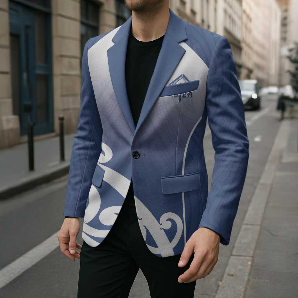 Custom New Zealand Aotea College Blazer Maori Koru Pattern