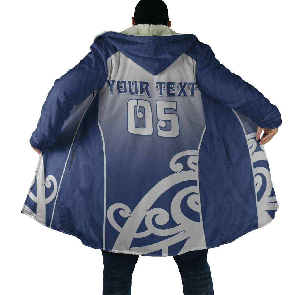 Custom New Zealand Aotea College Cloak Maori Koru Pattern