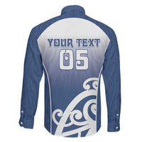 Custom New Zealand Aotea College Family Matching Long Sleeve Bodycon Dress and Hawaiian Shirt Maori Koru Pattern LT05 - Polynesian Pride