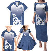 Custom New Zealand Aotea College Family Matching Puletasi and Hawaiian Shirt Maori Koru Pattern LT05 - Polynesian Pride