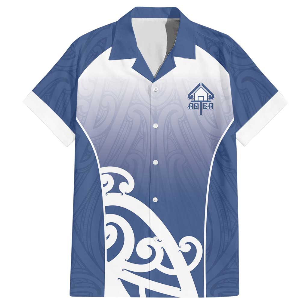Custom New Zealand Aotea College Hawaiian Shirt Maori Koru Pattern