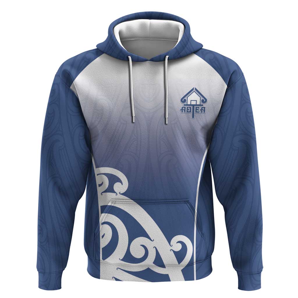 Custom New Zealand Aotea College Hoodie Maori Koru Pattern