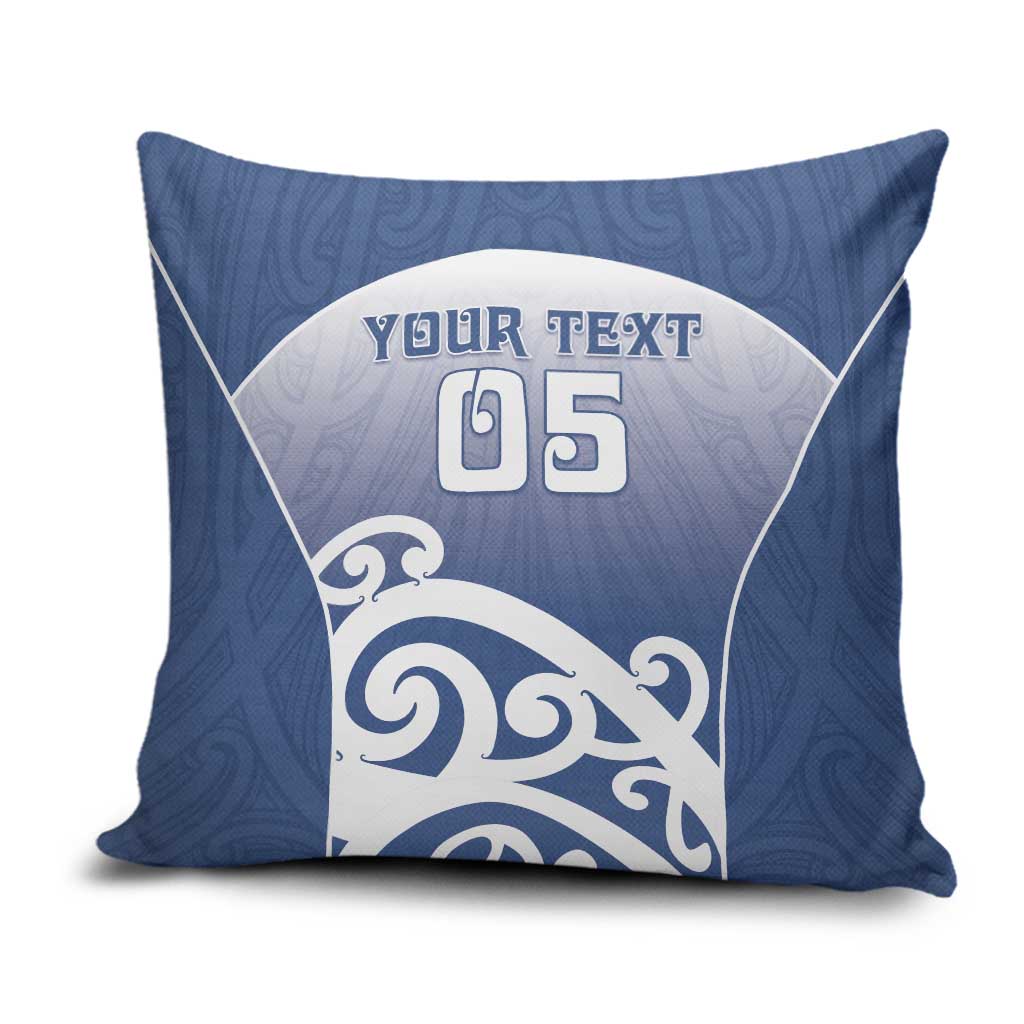 Custom New Zealand Aotea College Pillow Cover Maori Koru Pattern