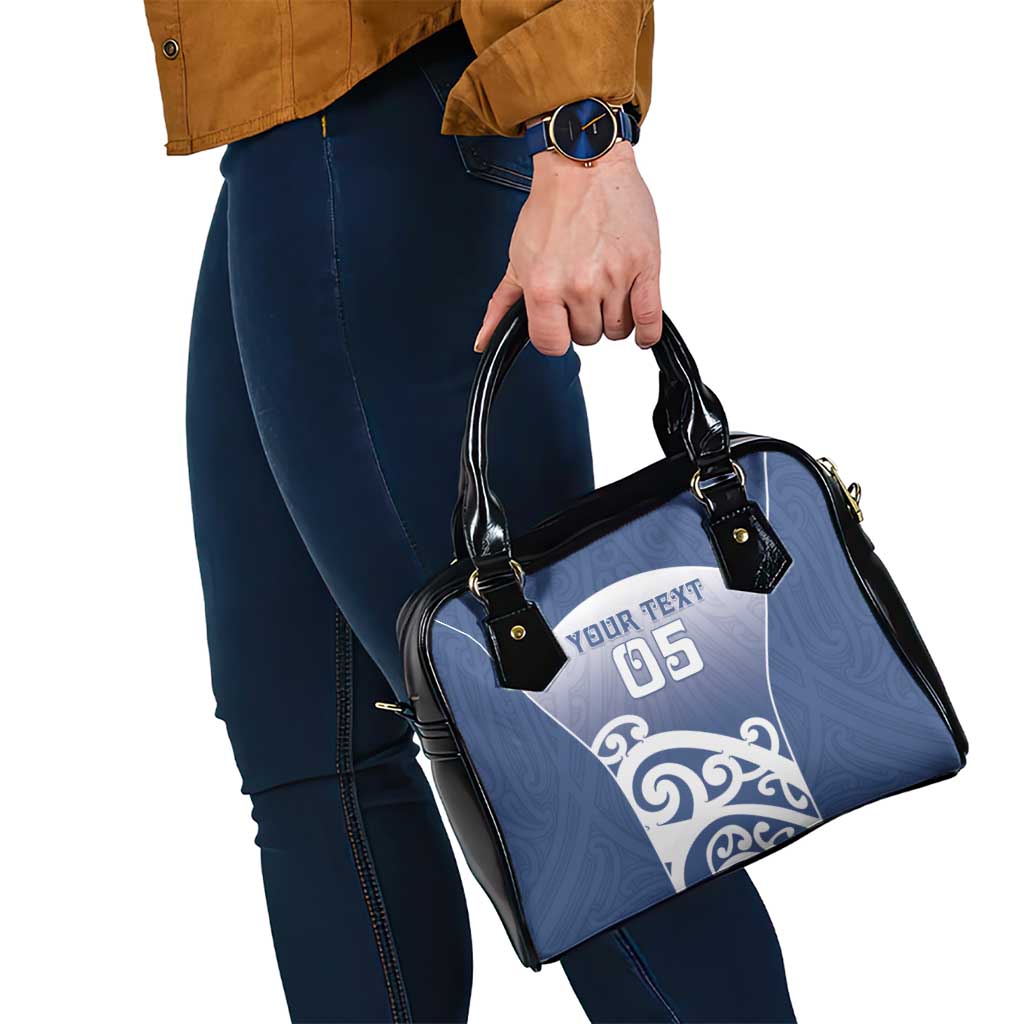 Custom New Zealand Aotea College Shoulder Handbag Maori Koru Pattern
