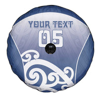 Custom New Zealand Aotea College Spare Tire Cover Maori Koru Pattern