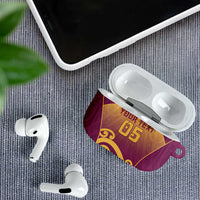Custom Waiuku College AirPods Case Maori Koru Pattern