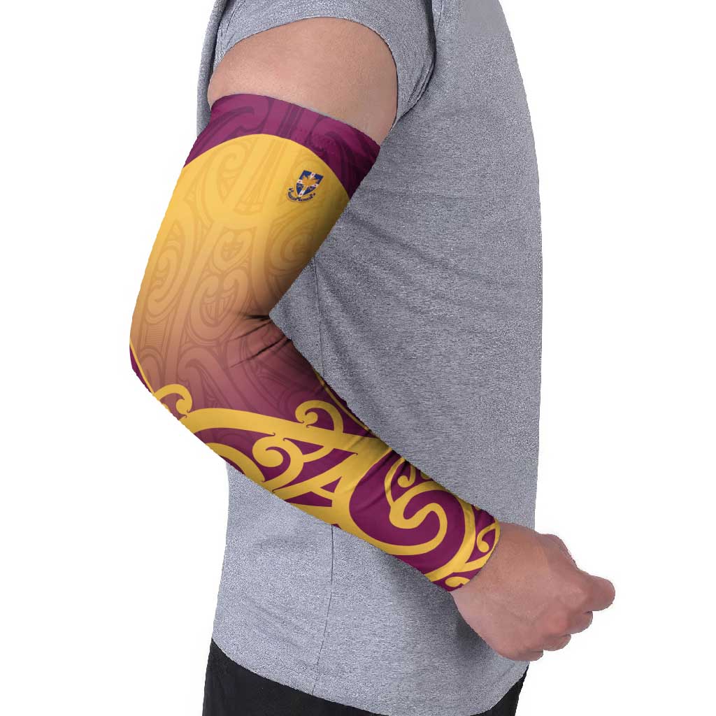Custom Waiuku College Arm Sleeves Maori Koru Pattern
