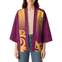 Custom Waiuku College Kimono Maori Koru Pattern