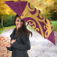 Custom Waiuku College Umbrella Maori Koru Pattern