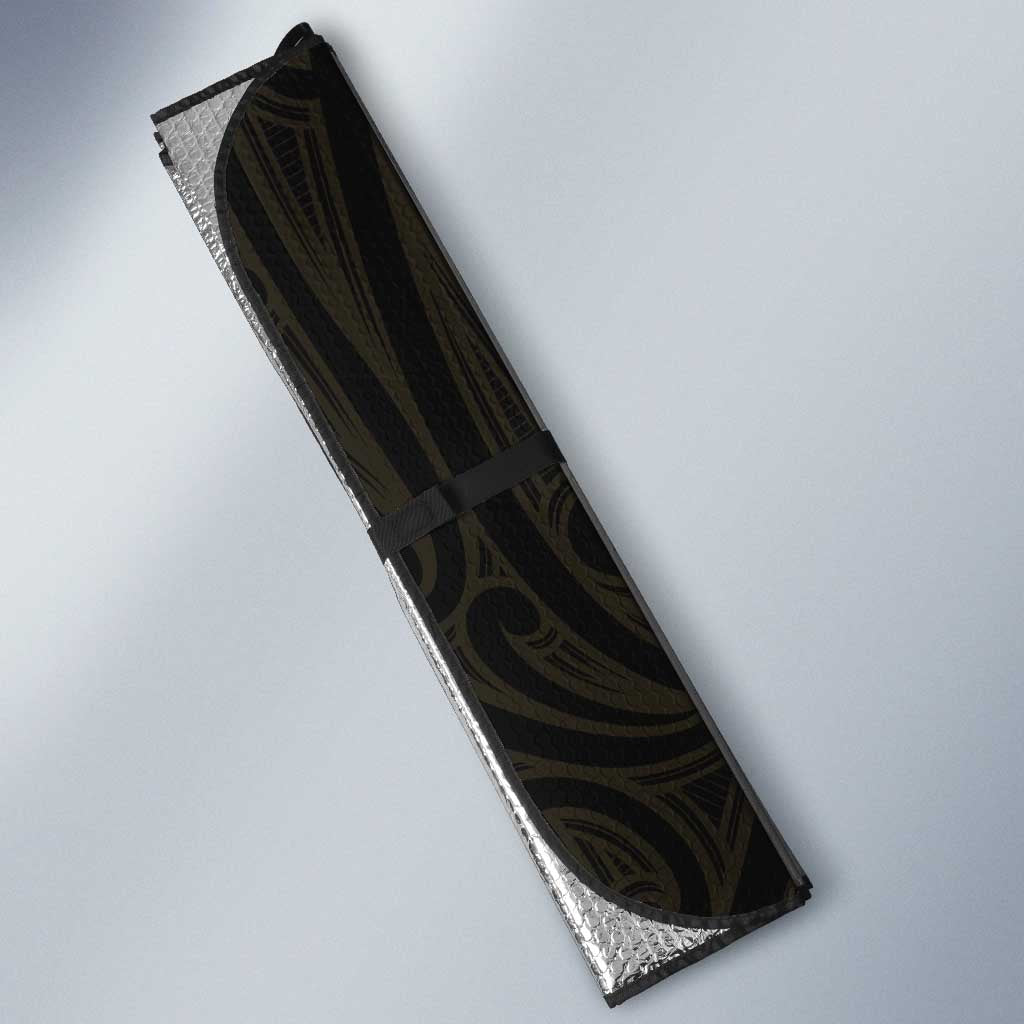 Custom Motueka High School Auto Sun Shade Maori Koru Pattern