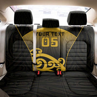 Custom Motueka High School Back Car Seat Cover Maori Koru Pattern