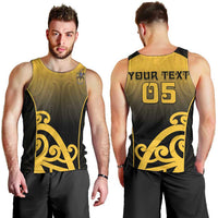 Custom Motueka High School Men Tank Top Maori Koru Pattern