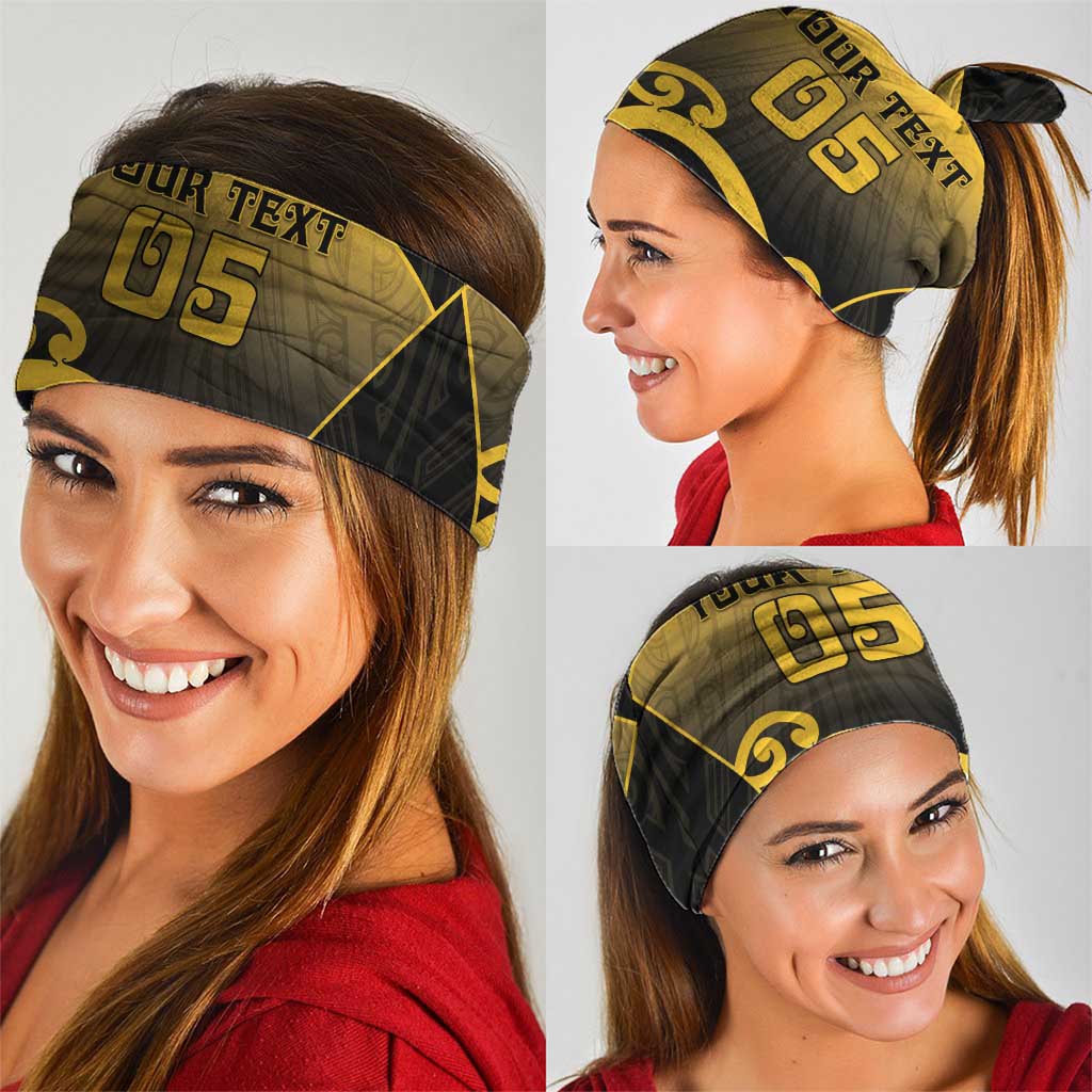 Custom Motueka High School Neck Gaiter Maori Koru Pattern