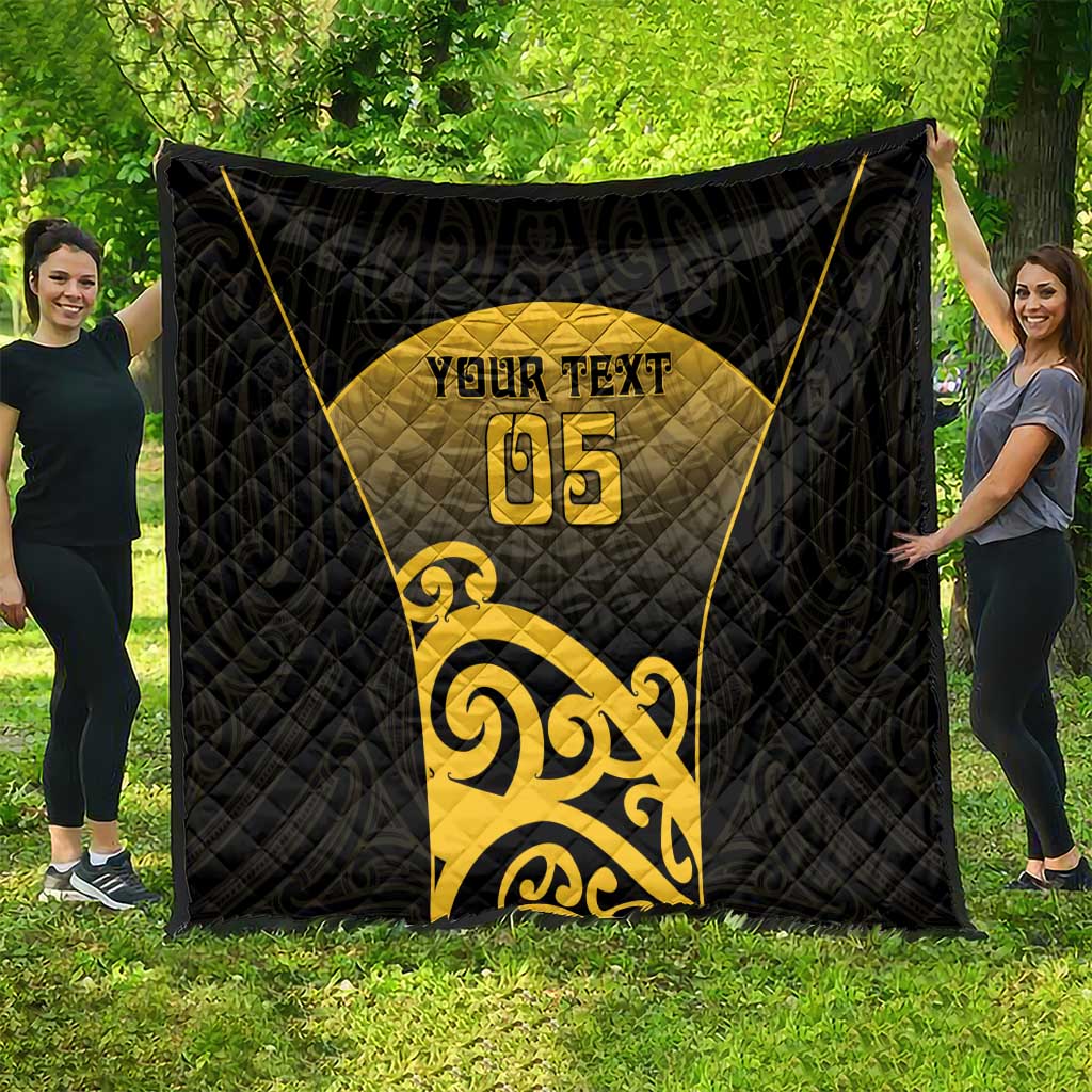 Custom Motueka High School Quilt Maori Koru Pattern