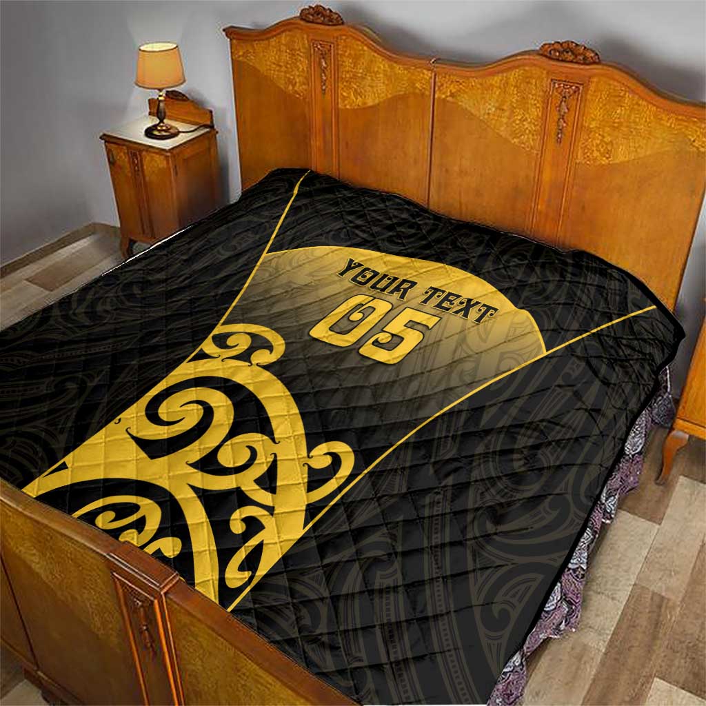 Custom Motueka High School Quilt Maori Koru Pattern