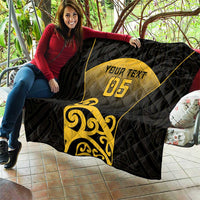 Custom Motueka High School Quilt Maori Koru Pattern