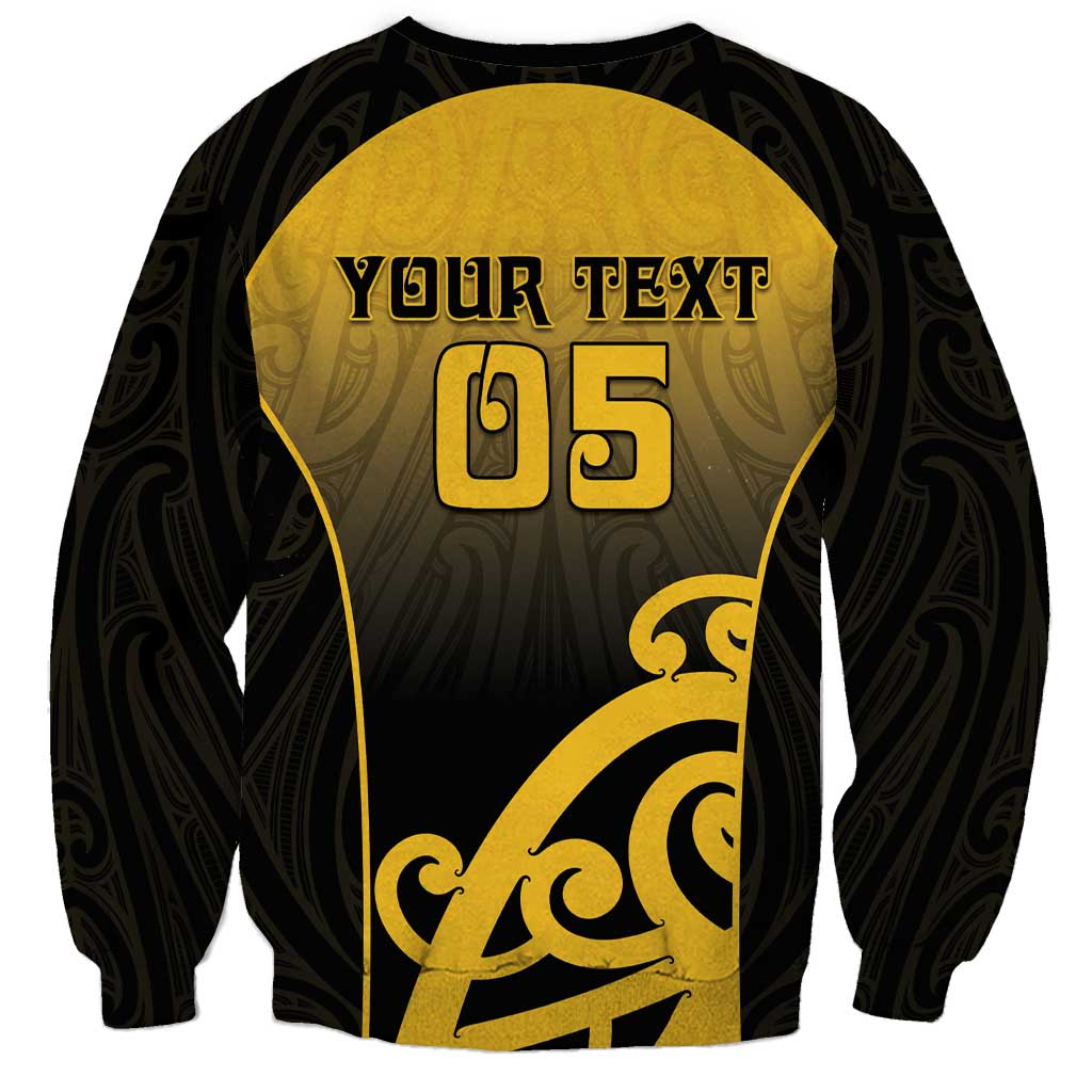 Custom Motueka High School Sweatshirt Maori Koru Pattern