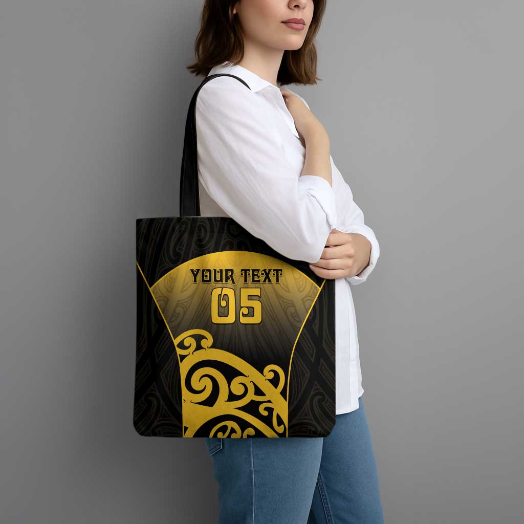 Custom Motueka High School Tote Bag Maori Koru Pattern