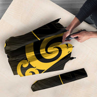 Custom Motueka High School Umbrella Maori Koru Pattern