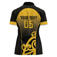 Custom Motueka High School Women Polo Shirt Maori Koru Pattern LT05 - Polynesian Pride