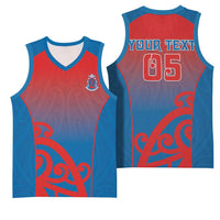 Custom St Joseph's Maori Girls' College Basketball Jersey Maori Koru Pattern LT05 - Polynesian Pride