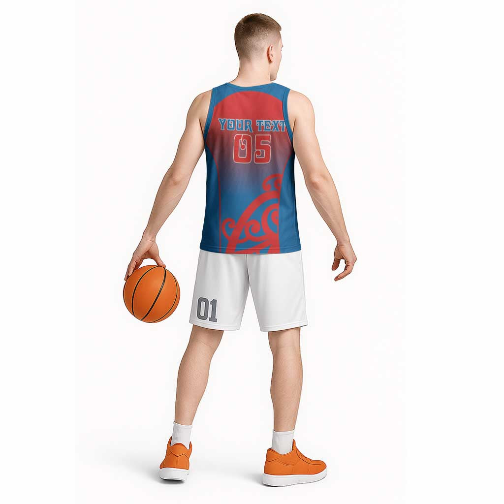 Custom St Joseph's Maori Girls' College Basketball Jersey Maori Koru Pattern LT05 - Polynesian Pride