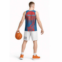 Custom St Joseph's Maori Girls' College Basketball Jersey Maori Koru Pattern LT05 - Polynesian Pride