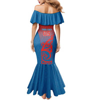 Custom St Joseph's Maori Girls' College Family Matching Mermaid Dress and Hawaiian Shirt Maori Koru Pattern LT05 - Polynesian Pride