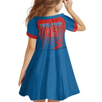 Custom St Joseph's Maori Girls' College Kid Short Sleeve Dress Maori Koru Pattern LT05 - Polynesian Pride