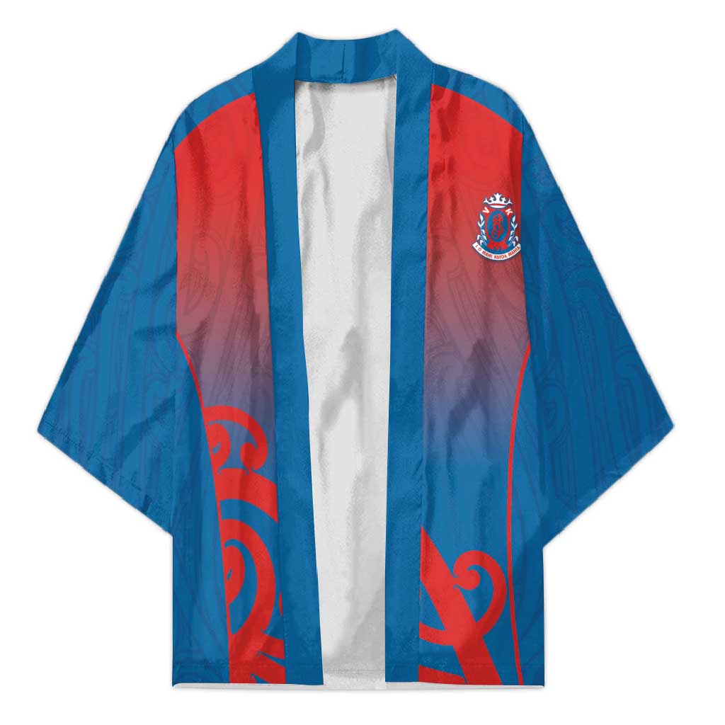 Custom St Joseph's Maori Girls' College Kimono Maori Koru Pattern