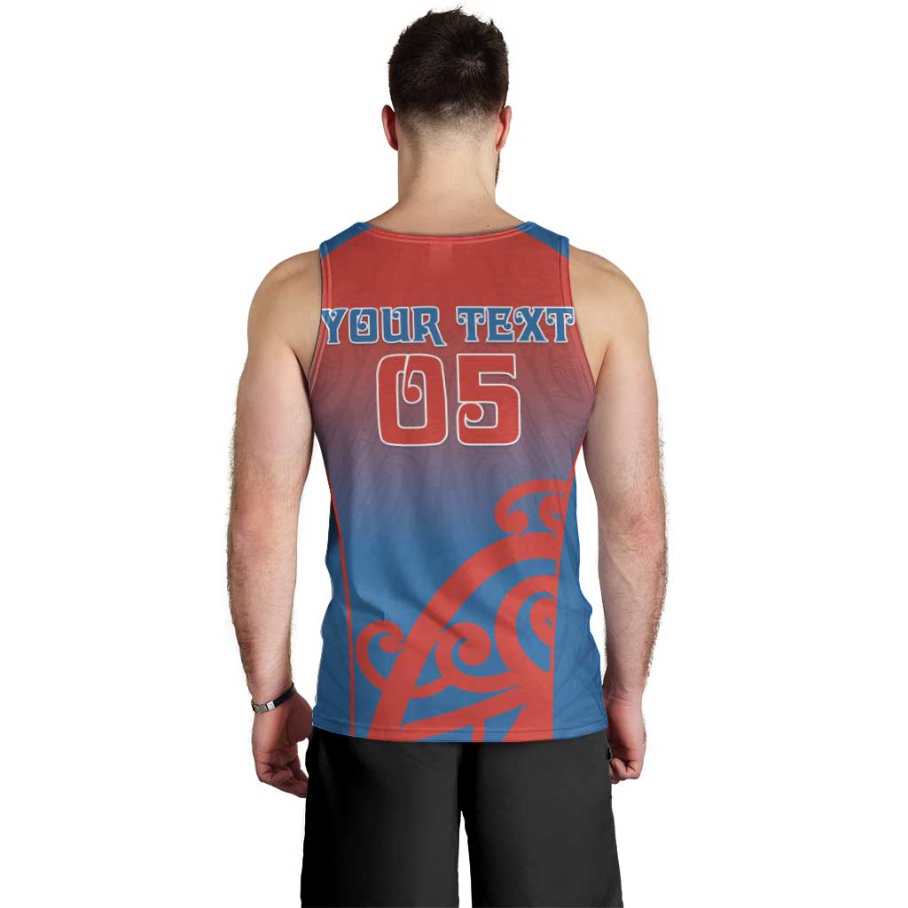 Custom St Joseph's Maori Girls' College Men Tank Top Maori Koru Pattern