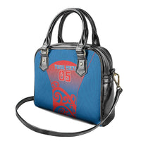 Custom St Joseph's Maori Girls' College Shoulder Handbag Maori Koru Pattern