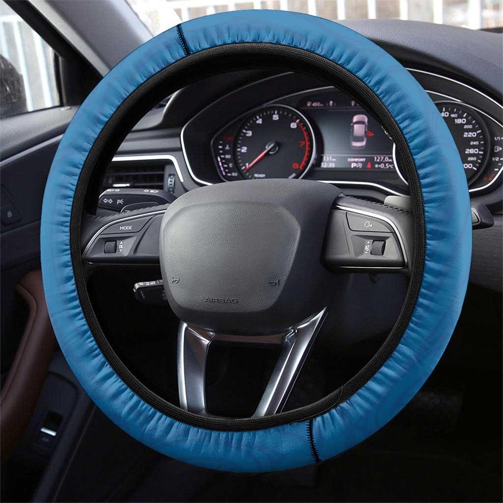 St Joseph's Maori Girls' College Steering Wheel Cover Maori Koru Pattern