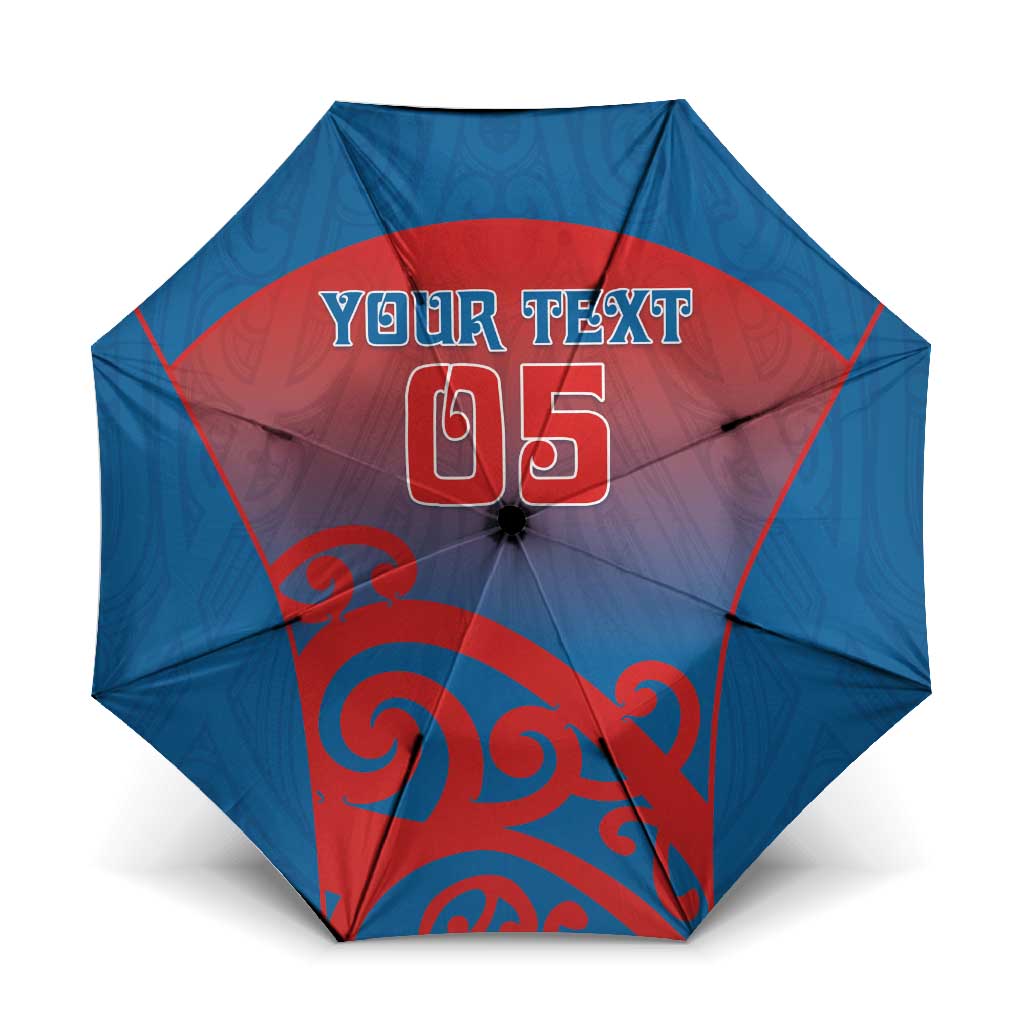 Custom St Joseph's Maori Girls' College Umbrella Maori Koru Pattern
