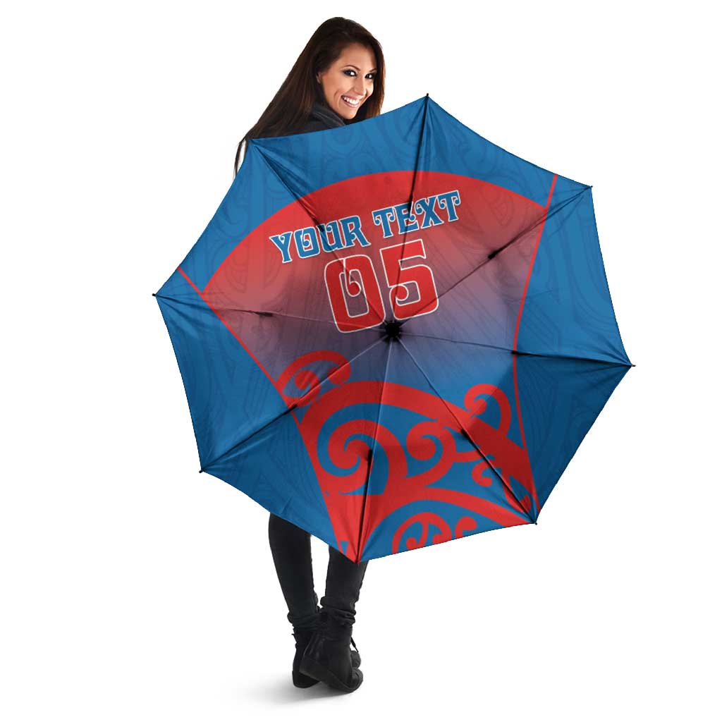Custom St Joseph's Maori Girls' College Umbrella Maori Koru Pattern