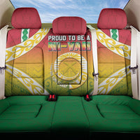 Vanuatu Back Car Seat Cover Proud To Be A Ni-Van With Tribal Pattern LT05 One Size Reggae - Polynesian Pride