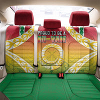 Vanuatu Back Car Seat Cover Proud To Be A Ni-Van With Tribal Pattern LT05 - Polynesian Pride