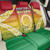 Vanuatu Back Car Seat Cover Proud To Be A Ni-Van With Tribal Pattern LT05 - Polynesian Pride