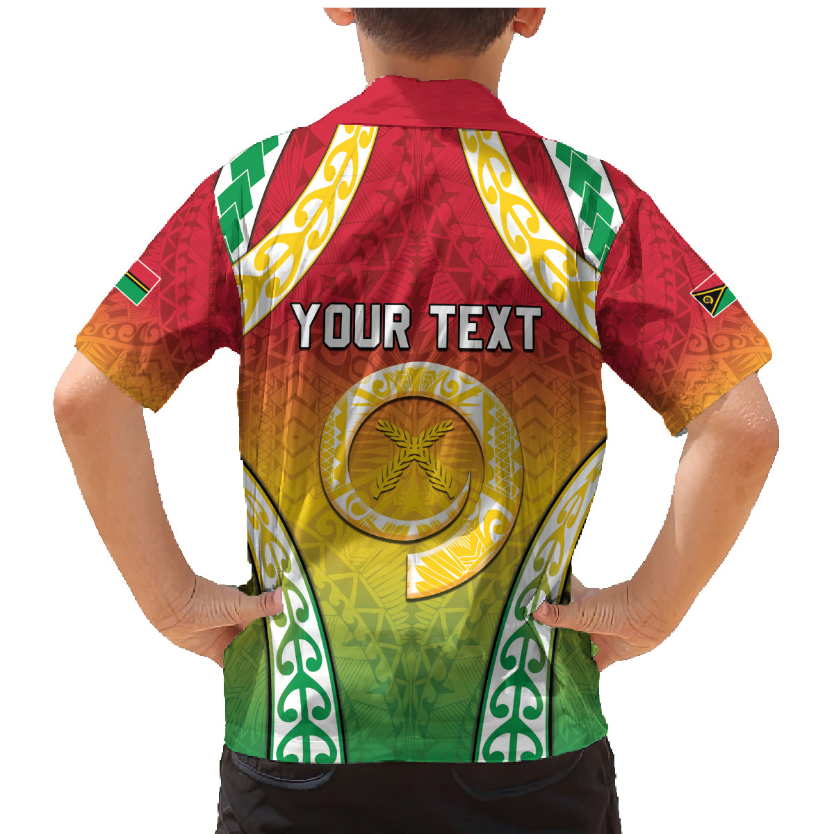 Personalised Vanuatu Family Matching Mermaid Dress and Hawaiian Shirt Proud To Be A Ni-Van With Tribal Pattern LT05 - Polynesian Pride