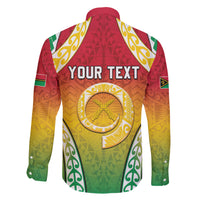 Personalised Vanuatu Family Matching Short Sleeve Bodycon Dress and Hawaiian Shirt Proud To Be A Ni-Van With Tribal Pattern LT05 - Polynesian Pride