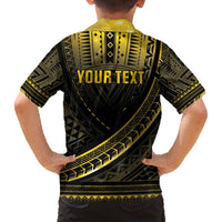 Personalised Polynesia Childhood Cancer Awareness Family Matching Puletasi and Hawaiian Shirt You Are Stronger Than Cancer LT05 - Polynesian Pride