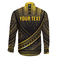 Personalised Polynesia Childhood Cancer Awareness Family Matching Summer Maxi Dress and Hawaiian Shirt You Are Stronger Than Cancer LT05 - Polynesian Pride