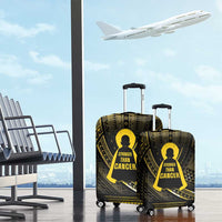 Polynesia Childhood Cancer Awareness Luggage Cover You Are Stronger Than Cancer LT05 - Polynesian Pride
