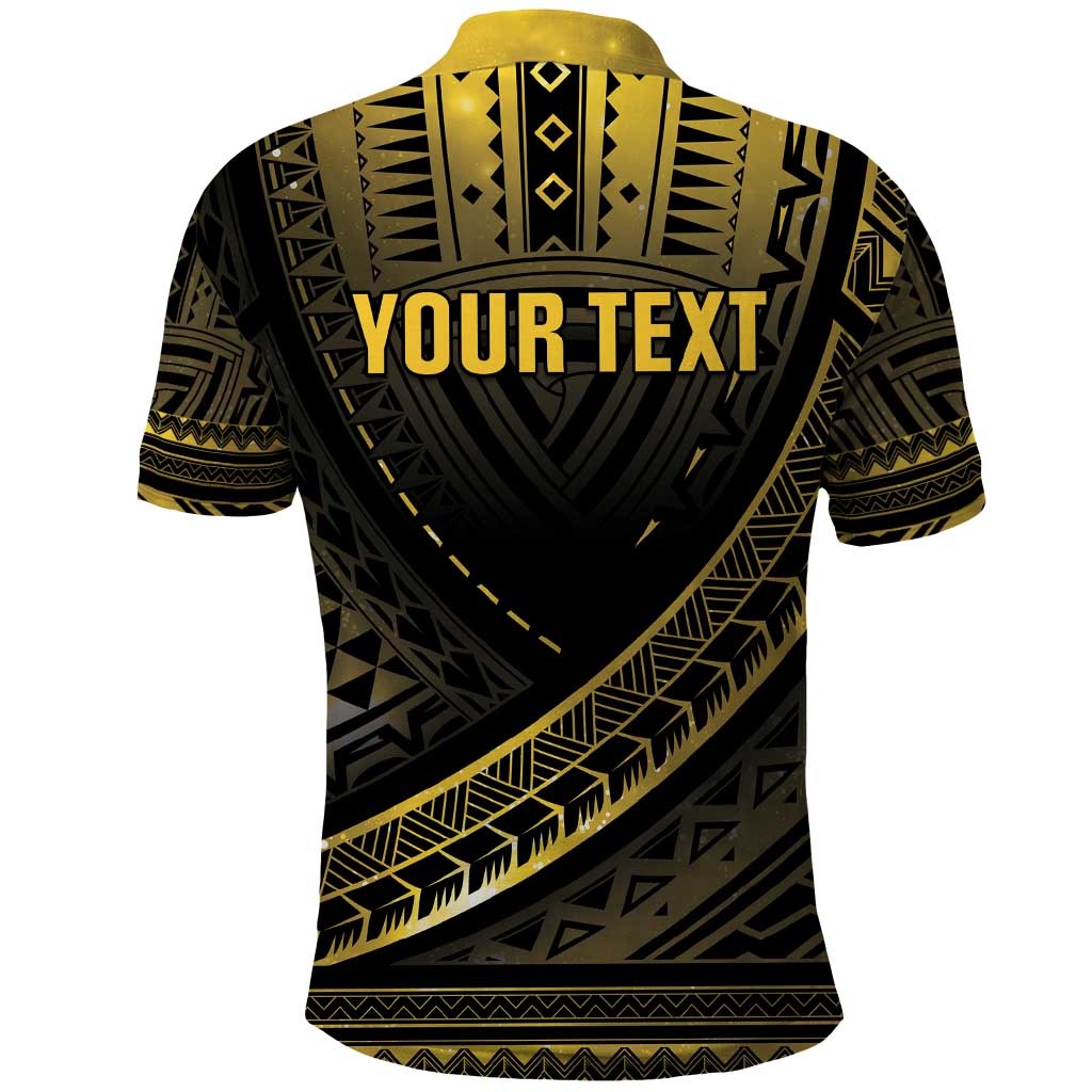 Personalised Polynesia Childhood Cancer Awareness Polo Shirt You Are Stronger Than Cancer LT05 - Polynesian Pride