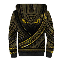 Personalised Polynesia Childhood Cancer Awareness Sherpa Hoodie You Are Stronger Than Cancer LT05 - Polynesian Pride