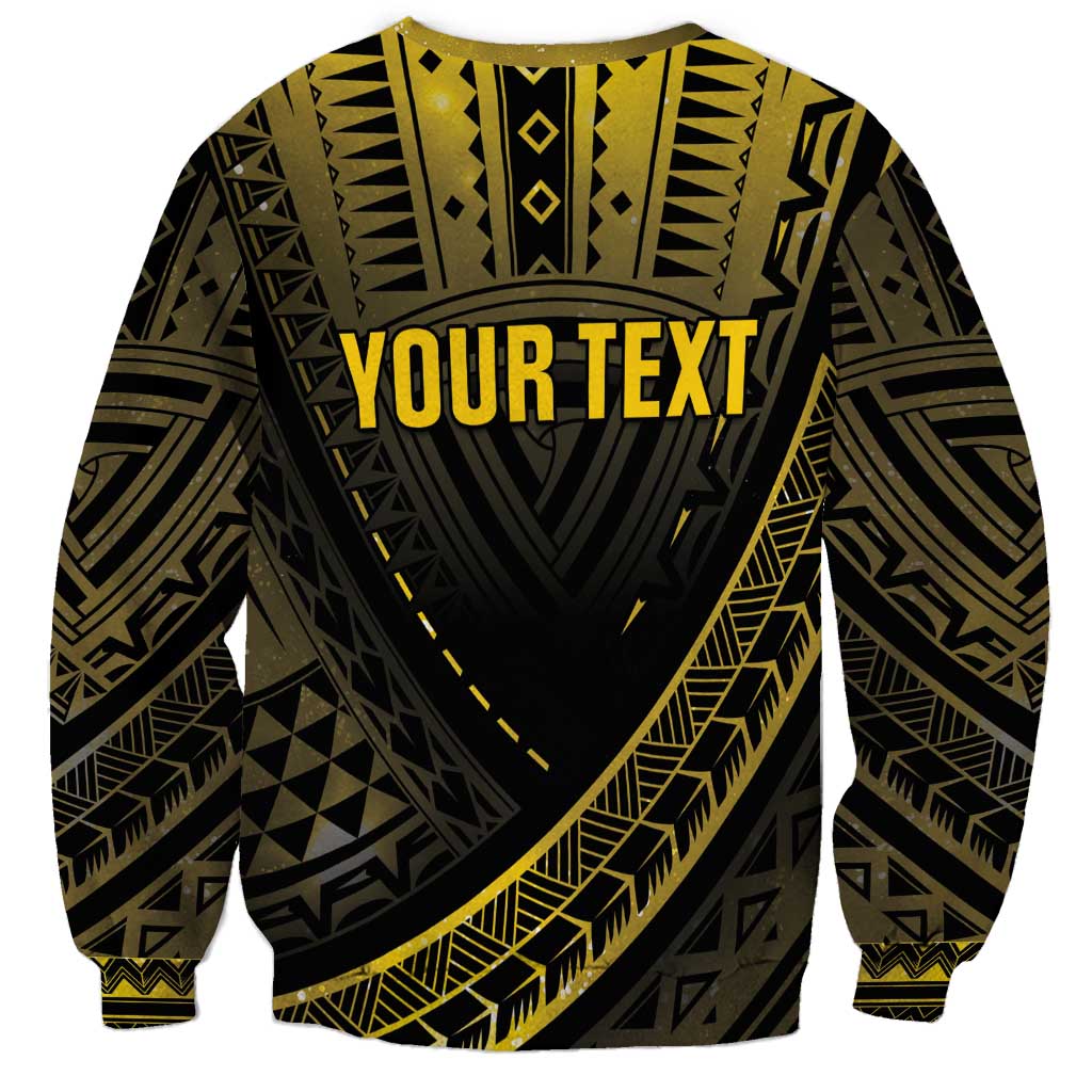 Personalised Polynesia Childhood Cancer Awareness Sweatshirt You Are Stronger Than Cancer LT05 - Polynesian Pride